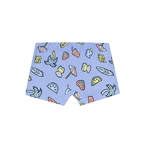 TOUS BABY - Bañador bóxer de niño Azul Celeste, con Estampado Beach. (1-3 Meses)