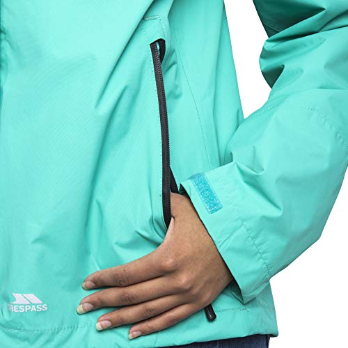 Trespass Miyake - Chaqueta impermeable para mujer, diseño de laguna, talla grande