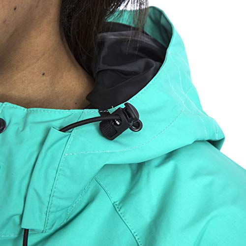 Trespass Miyake - Chaqueta impermeable para mujer, diseño de laguna, talla grande