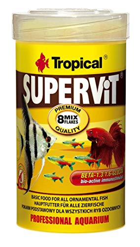 Tropical Supervit Premium - Comida para Todos los Peces Ornamentales, 1 Unidad (1 x 1 l)