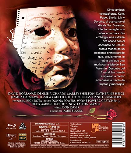 Un San Valentín de Muerte BD 2001 Valentine [Blu-ray]