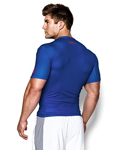 Under Armour ALTER EGO COMP SS, Camiseta de manga corta para Hombre, Azul Oscuro Royal, L