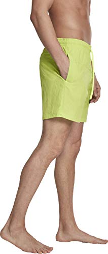 Urban Classics Block Swim Shorts Pnt, Pantalones Cortos para Hombre, Amarillo (Frozen Yellow 01494), Medium