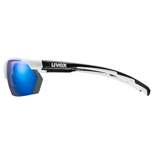 Uvex Sportstyle 114 Gafas de Deporte, Adultos Unisex, White-Black Mat, One Size