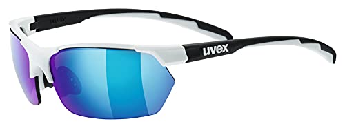 Uvex Sportstyle 114 Gafas de Deporte, Adultos Unisex, White-Black Mat, One Size