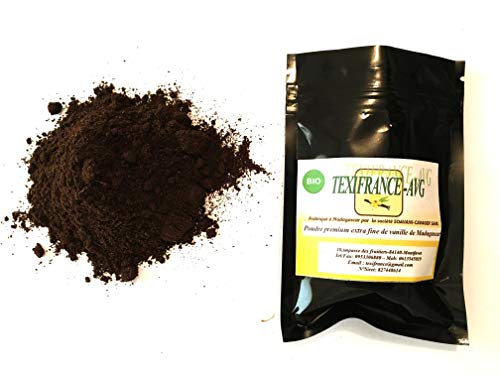 vainilla bourbon madagascar- Polvo grado A- 45 Gramos