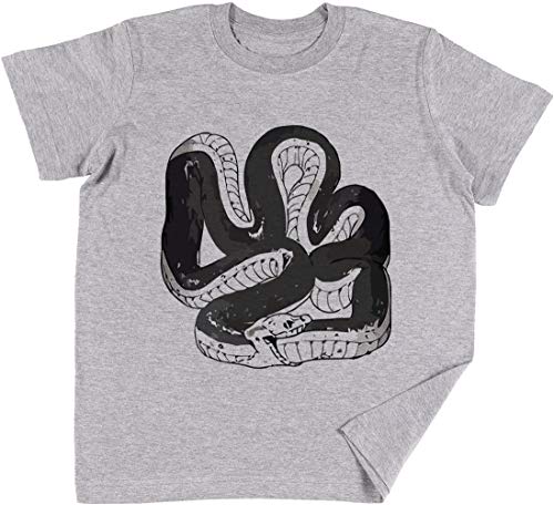Vendax Chloes Serpiente Camisa Niños Chicos Chicas Unisexo Camiseta Gris