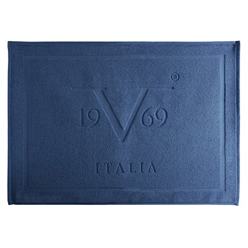 Versace 1969 – Alfombrilla de baño, Color Azul, 50 x 70 cm
