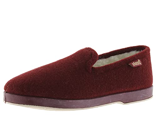 victoria Alpargata WAMBA Copete Zapatilla DE CASA Textil Fieltro F/Borreguillo 200250-WOMEN para Mujer Burdeos 38