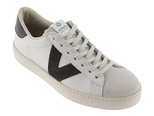 victoria Plano VICTORIA Basket Berlin Piel con Puntera DE Serraje 1126142-WOMEN para Mujer Antracita 39