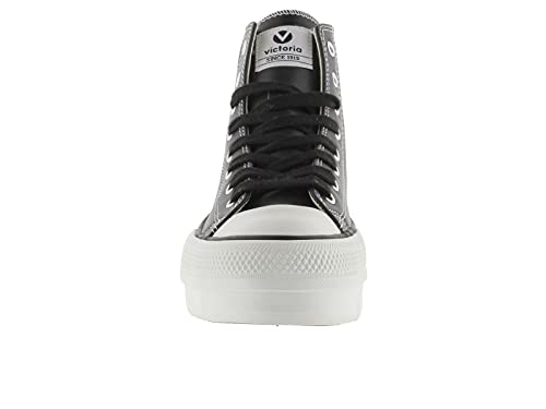 victoria Plataforma VICTORIA BOTÍN Tribu Doble Efecto Piel 1061107-WOMEN para Mujer Negro 38