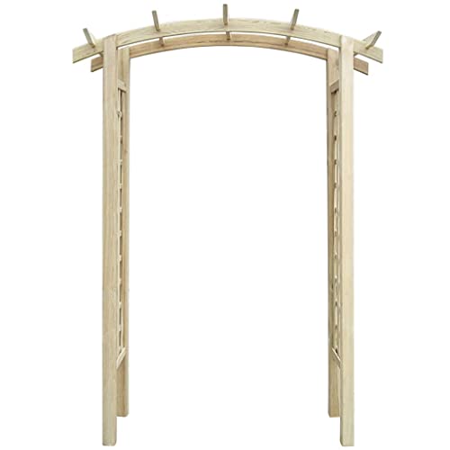 vidaXL Arco de Jardin de Rosas y Enredaderas Enrejado de Madera 150x50x210 cm