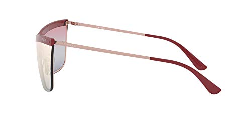 Vogue 0vo4149s Lentes oscuros, Rojo Rosa Dorado/Violeta Espejo Oro, 57 para Mujer