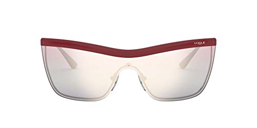 Vogue 0vo4149s Lentes oscuros, Rojo Rosa Dorado/Violeta Espejo Oro, 57 para Mujer
