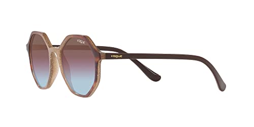 Vogue Eyewear 0VO5222S Gafas de Sol, Opal Beige Gliett Grad Havana, 52 para Mujer