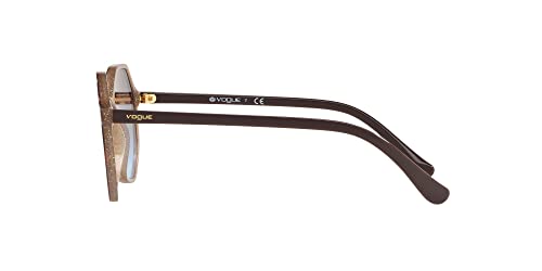 Vogue Eyewear 0VO5222S Gafas de Sol, Opal Beige Gliett Grad Havana, 52 para Mujer