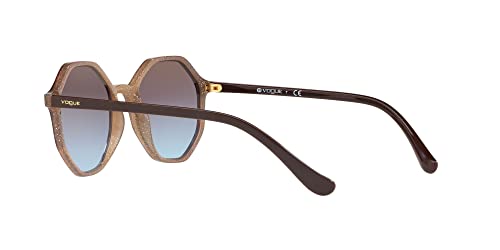 Vogue Eyewear 0VO5222S Gafas de Sol, Opal Beige Gliett Grad Havana, 52 para Mujer