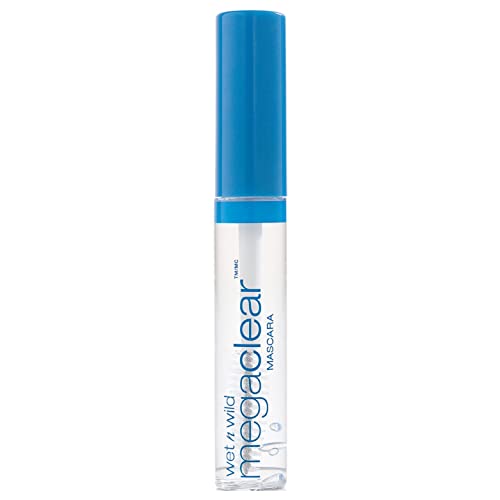 Wet n Wild - Mega Clear Mascara - Máscara de Pestañas Transparente para Hidratar y Reparar las Pestañas para un Aspecto Natural - Fórmula Especial con Proteína de Soja y Vitamina E - Clear - 1 Unidad