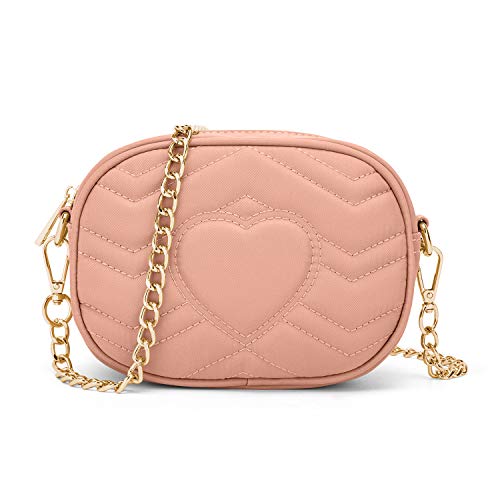 Wind Took bolsos bandolera mujer bolsos mujer bandolera bolso de hombro bolso de moda impermeable bolso de fiesta pequeño bolso de mensajero de cadena rosa