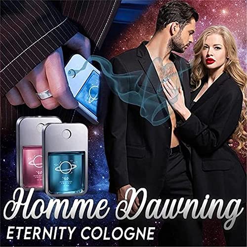 Xeduce First Sight Chemistry Infinite Galaxy Cologne Spray, Flirty Aroma Lusting Pheromone Perfume, Homme Dawning Eternity Cologne, Chemistry Infinity Galaxy Cologne Pour Homme (Blue)