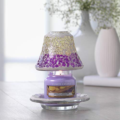 Yankee Candle Lemon Lavender Vela Aromática en Frasco Pequeño, Morado, 104g