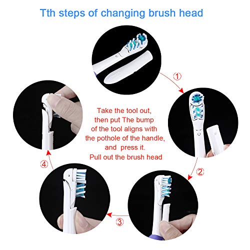 4 cabezales de repuesto para cepillo de dientes con pilas para cerdas suaves completas Oral B Dual Clean