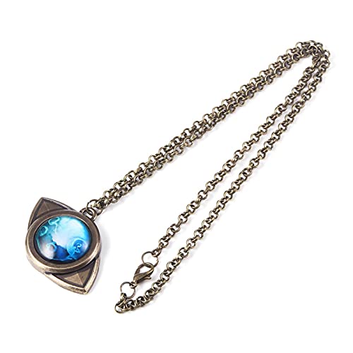 Accesorios De Anime Acordados Neverland Ojos Azules Joya Colgante De Aleación Collar Colgante Accesorios De Joyería Para Hombres Y Mujeres Regalos De Cumpleaños