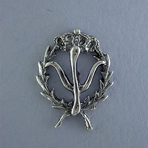 Alylosilver Insignia Profesional de Psicologia Pin para Hombre Mujer en Plata 925 con Caja para Regalo.