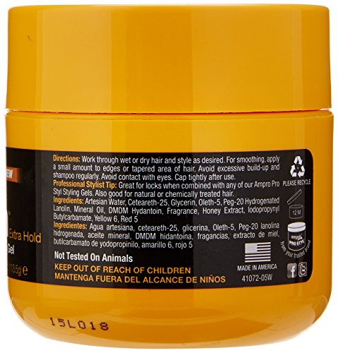 Ampro Extra Hold Shine'N Jam Conditioning Gel, 4 Ounce