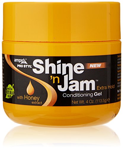 Ampro Extra Hold Shine'N Jam Conditioning Gel, 4 Ounce