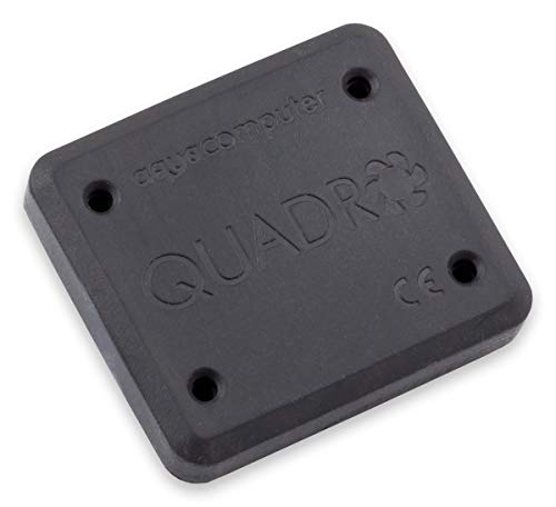 Aqua Computer Quadro - Control de Ventilador para Ventilador PWM con Conector para Ambiente/iluminación de Fondo