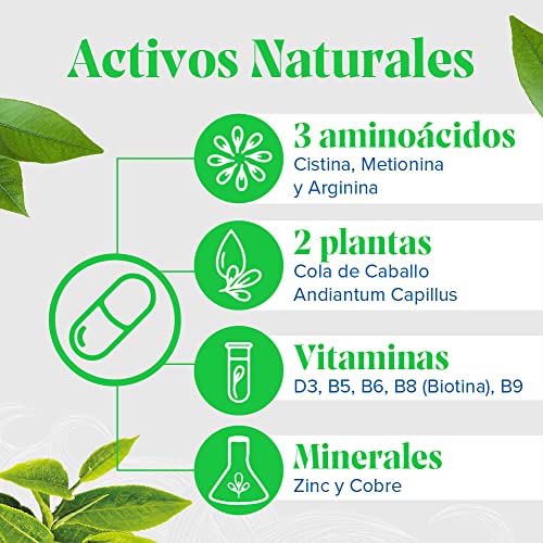 Arkopharma Forcapil Anticaída 30 Comprimidos, Ayuda a Reducir Caída del Cabello, Crecimiento, Resistencia y Anclaje, Alta Concentración en Biotina, Complemento Alimenticio