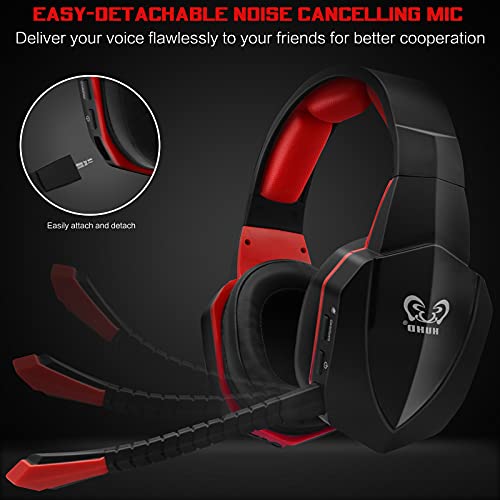 Auriculares inalámbricos de Videojuegos, compatibles con PS5,PS4 PC Nintendo Switch Ordenador
