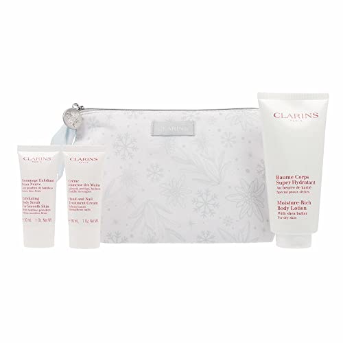BAUME CORPS SUPER HYDRATANT ESTUCHE LOCION CORPORAL HIDRATANTE CON MANTECA DE KARITE PARA PIELES SECAS 200ML + CREMA DE TRATAMI
