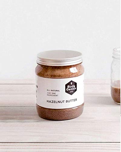 Body Genius Smarter Nutrition Manteca de Avellana, Sin Azúcar y Sin Sal - 1000 g