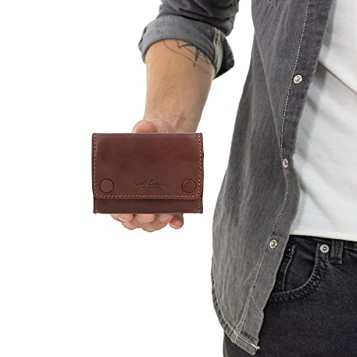 Bolso de Tabaco de Caucho Natural Gusti Cuero Studio Lutz Bolso de Tabaco de Liar Accesorio Marrón Oscuro 2T17-22-6