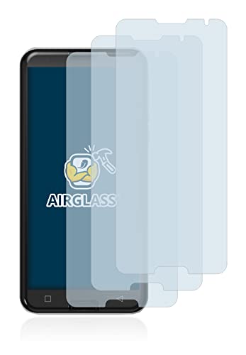BROTECT Protector Pantalla Cristal Compatible con Emporia Smart 3 Protector Pantalla Vidrio (3 Unidades) - Dureza Extrema, Anti-Huellas, AirGlass