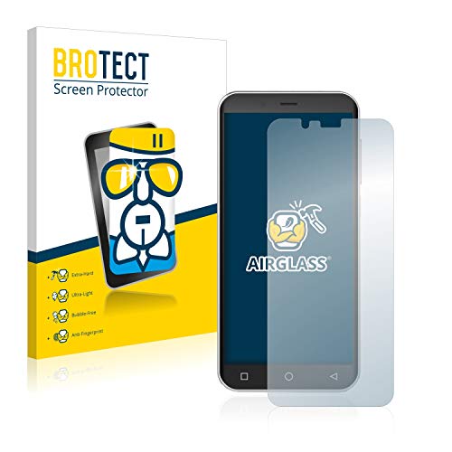 BROTECT Protector Pantalla Cristal Compatible con Emporia Smart 4 Protector Pantalla Vidrio - Dureza Extrema, Anti-Huellas, AirGlass