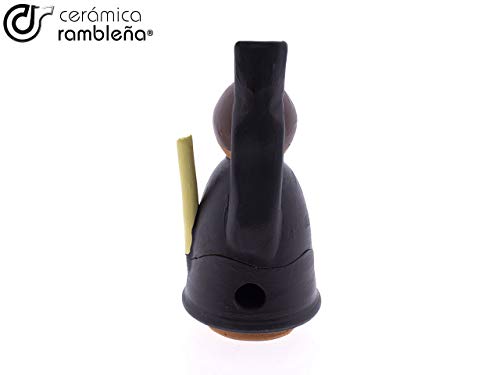 CERÁMICA RAMBLEÑA | Incensario cofrade Mantilla | Incensarios religiosos | Incensarios de Barro | Incensarios Originales | Incensario Semana Santa | 9x9x19.5 cm | Accesorios INCLUIDOS