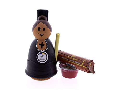 CERÁMICA RAMBLEÑA | Incensario cofrade Mantilla | Incensarios religiosos | Incensarios de Barro | Incensarios Originales | Incensario Semana Santa | 9x9x19.5 cm | Accesorios INCLUIDOS