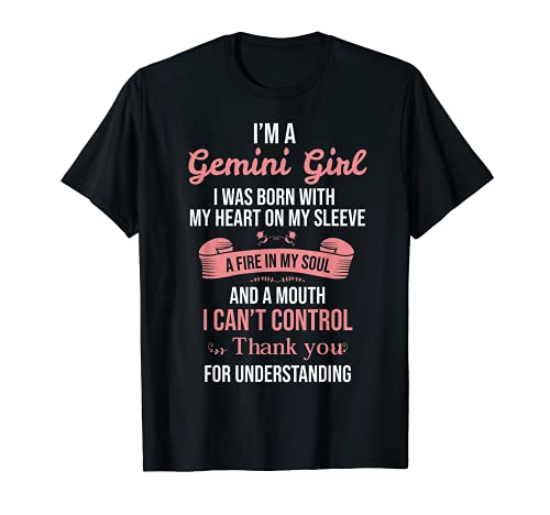 chica Géminis Gracias por entender la estrella del zodiaco Camiseta