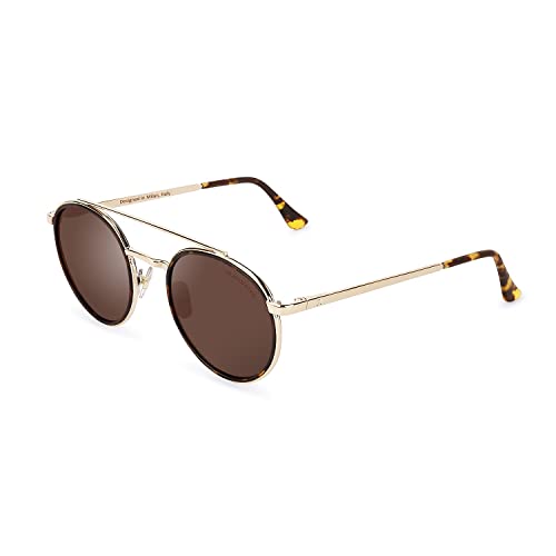 CLANDESTINE Pure Gold Matte Habana Brown by Elsa Pataky - Gafas de sol Nylon HD Hombre & Mujer