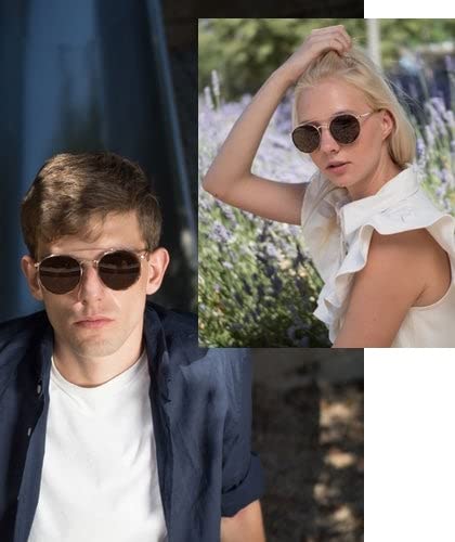 CLANDESTINE Pure Gold Matte Habana Brown by Elsa Pataky - Gafas de sol Nylon HD Hombre & Mujer
