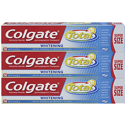 Colgate Total Whitening Pasta dental - 8.5 oz (3 unidades)