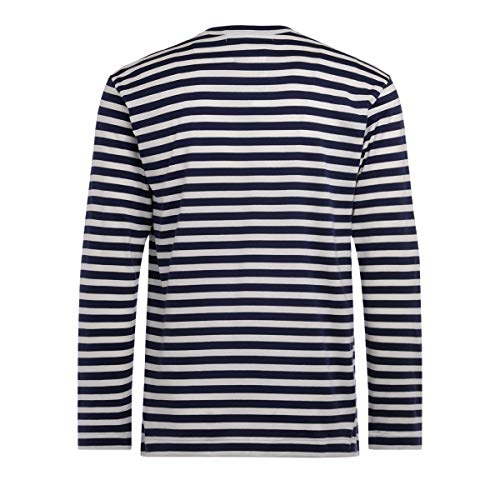 Comme des Garçons Play Maglia Righe BLU Cuore Verde - M
