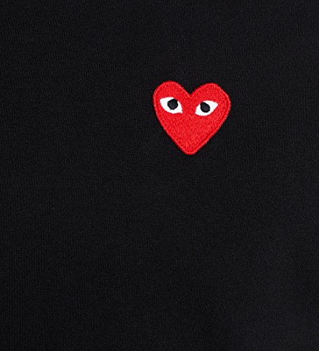 Comme des Garçons Play T-Shirt NERA Cuore Rosso - XXL