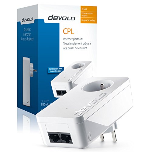 CPL dLAN 550 Duo + -Single – Blanco