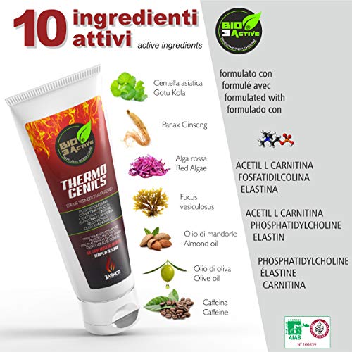 Crema Corporal Anticelulítica | Quemador de Grasa Adelgazante Adelgazante Reafirmante | Abdomen Vientre, Pies y Piernas Carnitina Fosfatidilcolina | Orgánico Hombre y Mujer