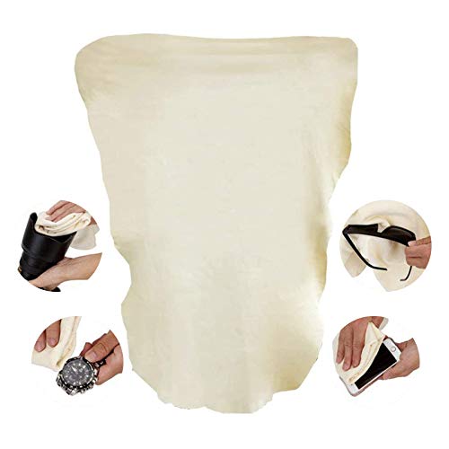 Cuero De Cuero De Gamuza Cuero De Gamuza Real Paño De Limpieza De Cuero Natural Coche Cuero Natural Ventana De La Limpieza del Coche Cuero para El Lavado De Coche Pintar Las Ventanas 55cm * 78cm
