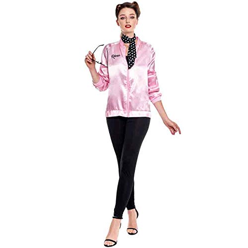 Disfraz Pink Baby Chaqueta Pantalón Pañuelo Mujer Carnaval Década 50's (Talla S) (+ Tallas)